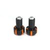 nakira 429 Grip Bar End for Motorcycles (Orange)