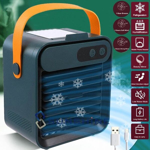 Portable Cooling Air Air Conditioner Cooling Fan Super Quiet with 3 Wind Speeds