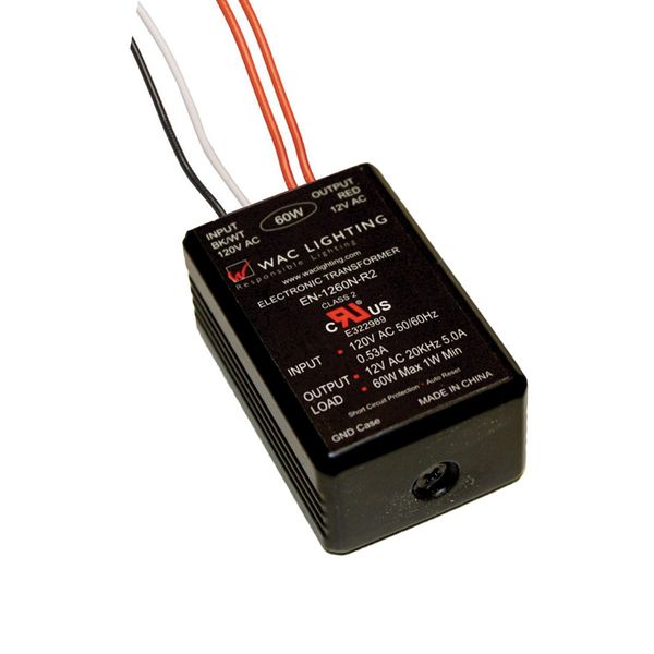 WAC Lighting EN1260R2 120 V 12 V 60 W Electronic Transformer