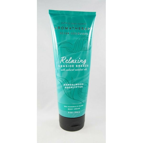 (1) Bath & Body Works Aromatherapy Seaside Breeze Sea Minerals Body Cream 8oz