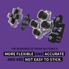 eXtremeRate Face Buttons Clicky Kit for ps5 Edge Controller, Custom Tactile Dpad Action Buttons for ps5 Edge Controller D-pad ABXY X Circle Square Triangle Buttons Mouse Click Kit - Without Controller