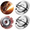 2 Pcs M14 Quick Release Self Locking Flange Nut - Universal Fit for Angle Grinders, Durable and Easy to Use