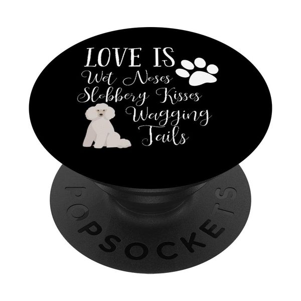 Poodle Pop Socket I Love My Dog Gift Cute