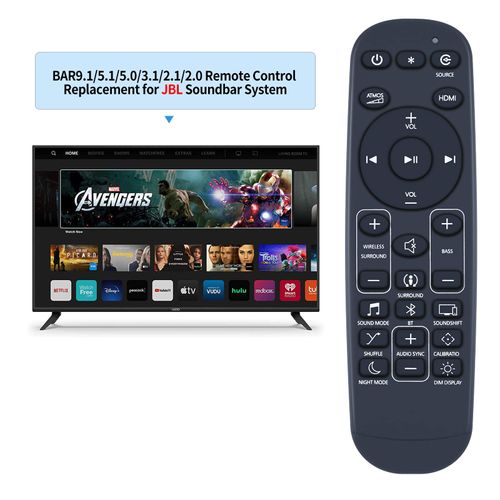PZL New Replacement Remote Control for JBL 9.1 Soundbar 5.1 Soundbar 3.1 Soundbar 2.1 Soundbar 2.0 Soundbar Surround SoundBar System