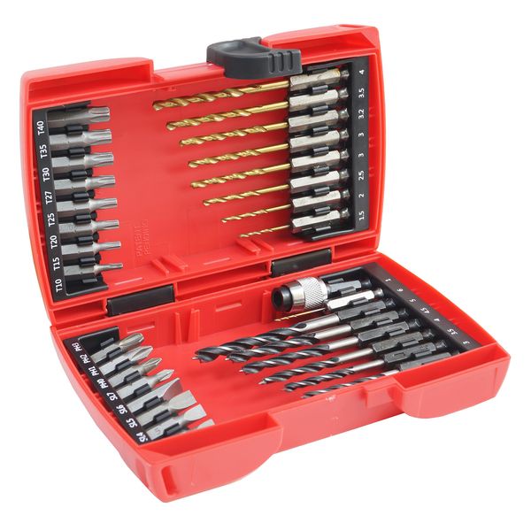 CON:P B23407 Hexagonal Drill Set, Set of 32 Pieces
