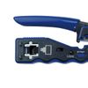 Jefcom LAN Tool Kit (Crimp Tool, Stripper, Plug, Case) L-KIT-M, Blue