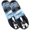 keepdrum STB01 Stereo Bar T-Bar + 2x Microphone Cable XLR/XLR 6 m