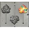 Maple Leaf/Fall Autumn Lollipop Chocolate Candy Mold 3436