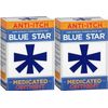 ( 2x2 ) Blue Star Ointment For Ringworm / Eczema Itching 2 oz Each Total 4 Pack