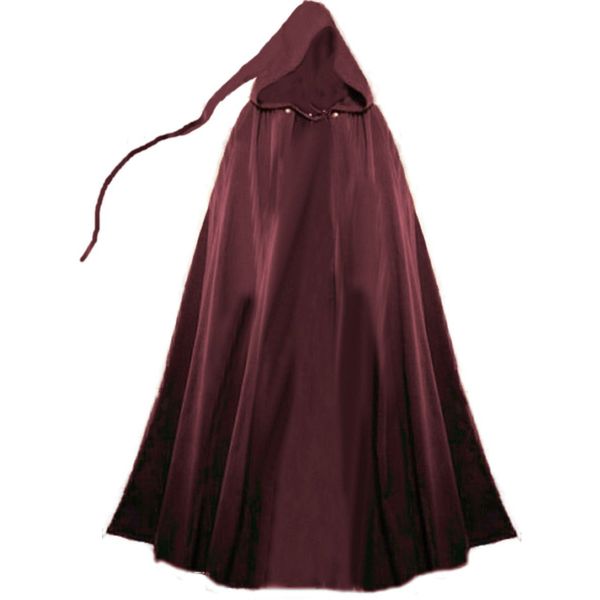 Dark Dreams Gothic Medieval LARP Cape Mephisto, Size: Freesize, Colour: Natural