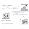 50-Pack 1-1/4"Overlay Soft Close Face Frame 105° Compact Cabinet Hinges Handware