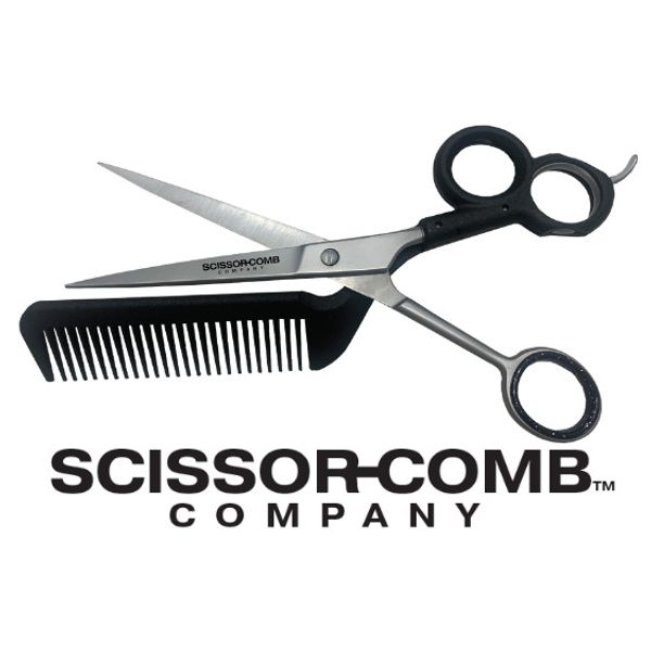 ScissorComb Tool - Hair Cutting Scissors with Comb Attached