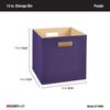 ClosetMaid 7109 Decorative Fabric Storage Bin, Purple