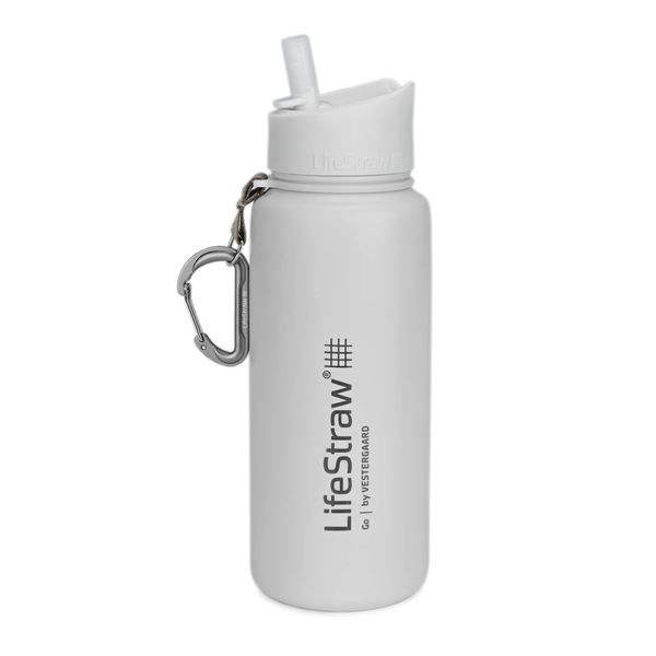 LifeStraw Go Stainless Steel (White), 710 ml