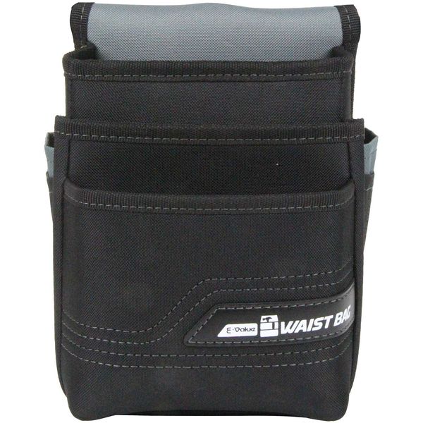E-Value EWB-3D-BK Waist Bag, 3 Tiers, Black