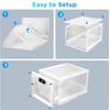 Storage Lock Box For Safe Lockable Safe Storage Boxes Clear Sturdy Dust-free