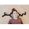 Kanjo FSA HSA Eligible Premium Acupressure Belt - Lightweight on-the-go Pain Relief - Relieves Back Pain - 100% Cotton Linen - Includes Carry Bag - Onyx