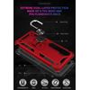 DEDUX Case for Xiaomi Mi Note 10/10 Pro [Tough Armour Series] Rugged Anti-Scratch PC Back Panel Shell + Shockproof TPU + Foldable Brackets Silver