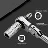 Ratchet Handle Socket Wrench 1/4" Drive 72 Tooth Flexi Head Stubby 115mm Rounded