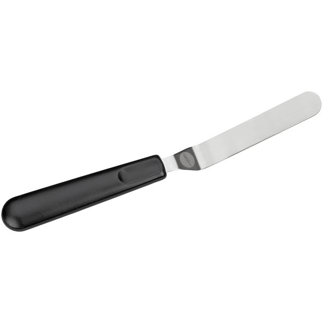 Wilton 409-7712 Angled Spatula, 9", 9 inch, Black