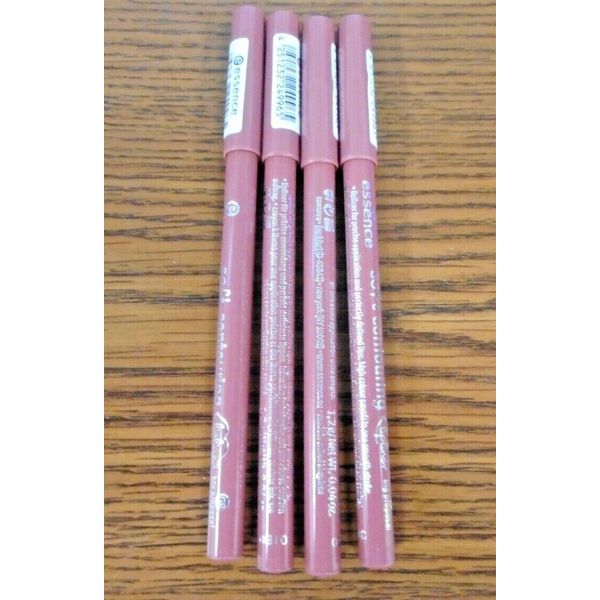 LOT OF 4 ESSENCE SOFT CONTOURING LIP LINER 08 BIG PROPOSAL 0.04oz EACH