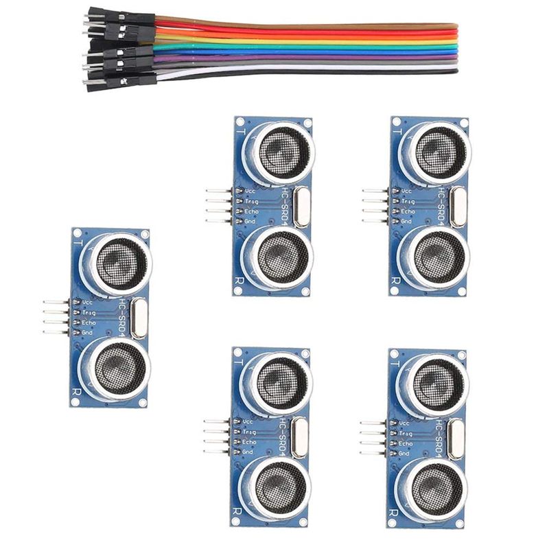 Hailege 5pcs HC-SR04 Ultrasonic Distance Sensor Ultrasonic Sensor ...