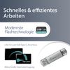 MediaRange MR937 USB Stick 64GB silver Combo Flash Drive USB 3.1 + Type C