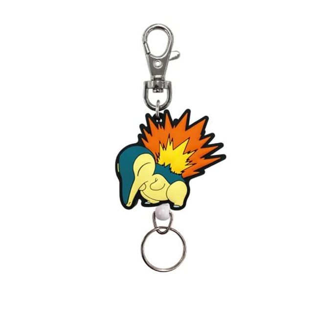 SK Japan Pokemon Rubber Reel Key Chain Hinoarashi