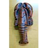 Nautical Beach Ocean Entry Door Knocker Cast Iron Large Red Rustic Lobster