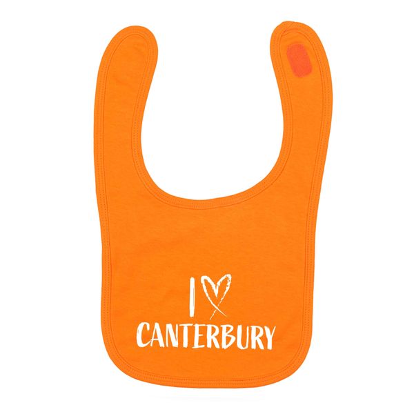 Flox Creative Orange Bib I Love Canterbury