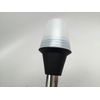 Pactrade Navigation All Round Warm White Stern Light 24'',  2-Prong Chrome Base
