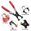 Red Hose Clamp Pliers Water Pipe Fuel Spring Bundle Removal Tool Car Pipe Clip
