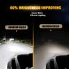AUXBEAM H7 LED Headlight Kit High/Low Beam Bulb 6500K White Halogen Replacement