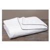 Blanket Silk Filled DAMASK STRIPE Cotton Throw Comforter Shell Gift Light Summer