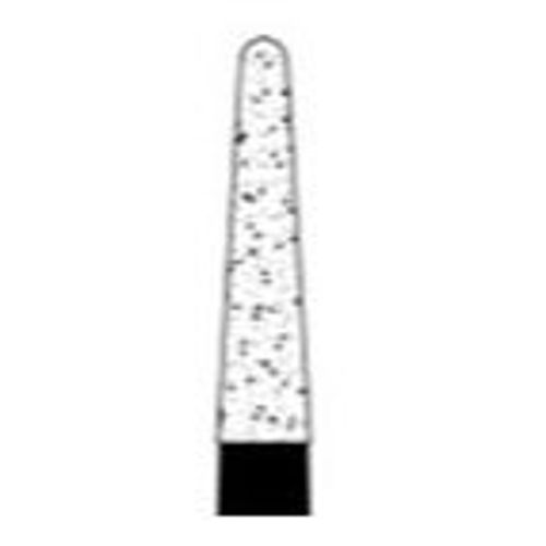 Osung 199TR-11F Dental Diamond Burs, Taper Round Shape, Fine Grit Multi-Use, (Pack of 5)