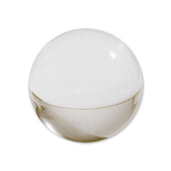 Contact Juggling Ball (Acrylic, CLEAR, 76mm), Magic Trick, No Skill Required