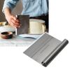 Stainless Steel Dough Scraper Cutter – Pizza, Pastry & Cake Baking Tool