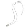 I Letter Initial Alphabet Name Personalized 925 Silver Necklace, 15” + Extender