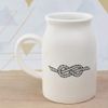 300ml 'Rope Knot' Ceramic Milk Jug (MJ00016698)