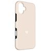 iPhone 16 Plus Vanilla/Cream/Beige Chic Heart Minimalist Love Smartphone Case