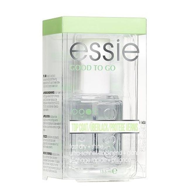 Nail Essie Good to Go Top Coat 13.5ml Good to Go Top Coat Manicure Quick Dry Nail Treatment Self Nail Nail Goods togo [With Box] New  nail