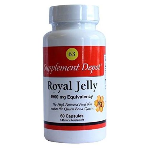 Supplement Depot Royal Jelly 1500mg 60 capsules for adults