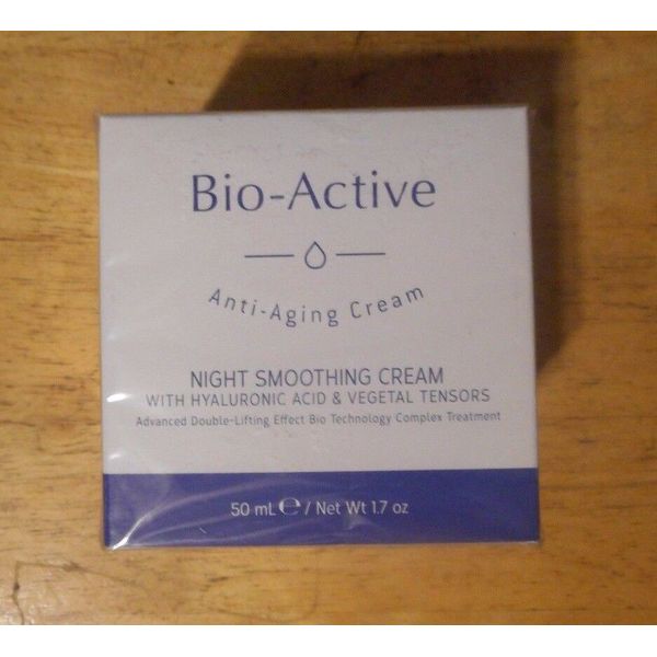 1.7oz BIO ACTIVE ANTI AGING NIGHT SMOOTHING CREAM sealed nib