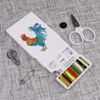 'Colourful Rooster' Mini Travel Sewing Kit (SE00038984)