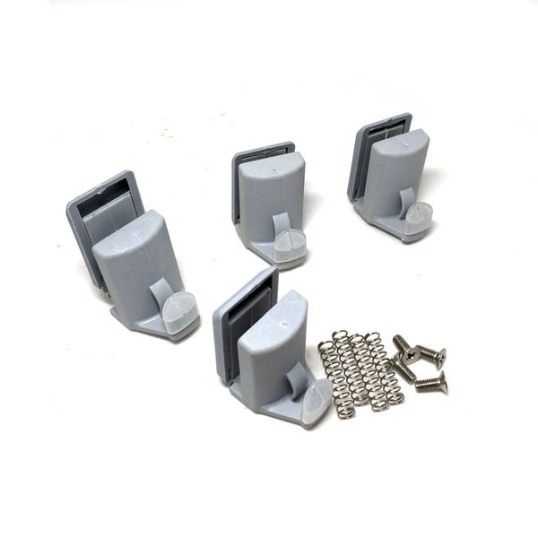 4 x SHOWER DOOR HOOKS Guides/ Rollers/ Wheels/ Runners 106-4