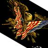 Hot Leathers FGA1058 Multi Color 3' x 5' 2nd Amendment Eagle Flag