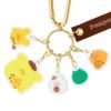 Sanrio 736554 Pom Pom Pudding, Charm Key Chain (Manmaru)
