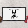 'Gibbon On Rope' Pet Feeding Mat (PM00024731)
