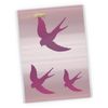 CraftStar Swallows Stencil - A4 Reusable Swallow Stencil Sheet