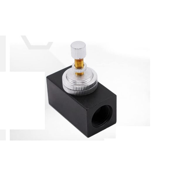 Pneumatic Block Throttle Check Valve 1/2 Inch Compressed Air Throttle